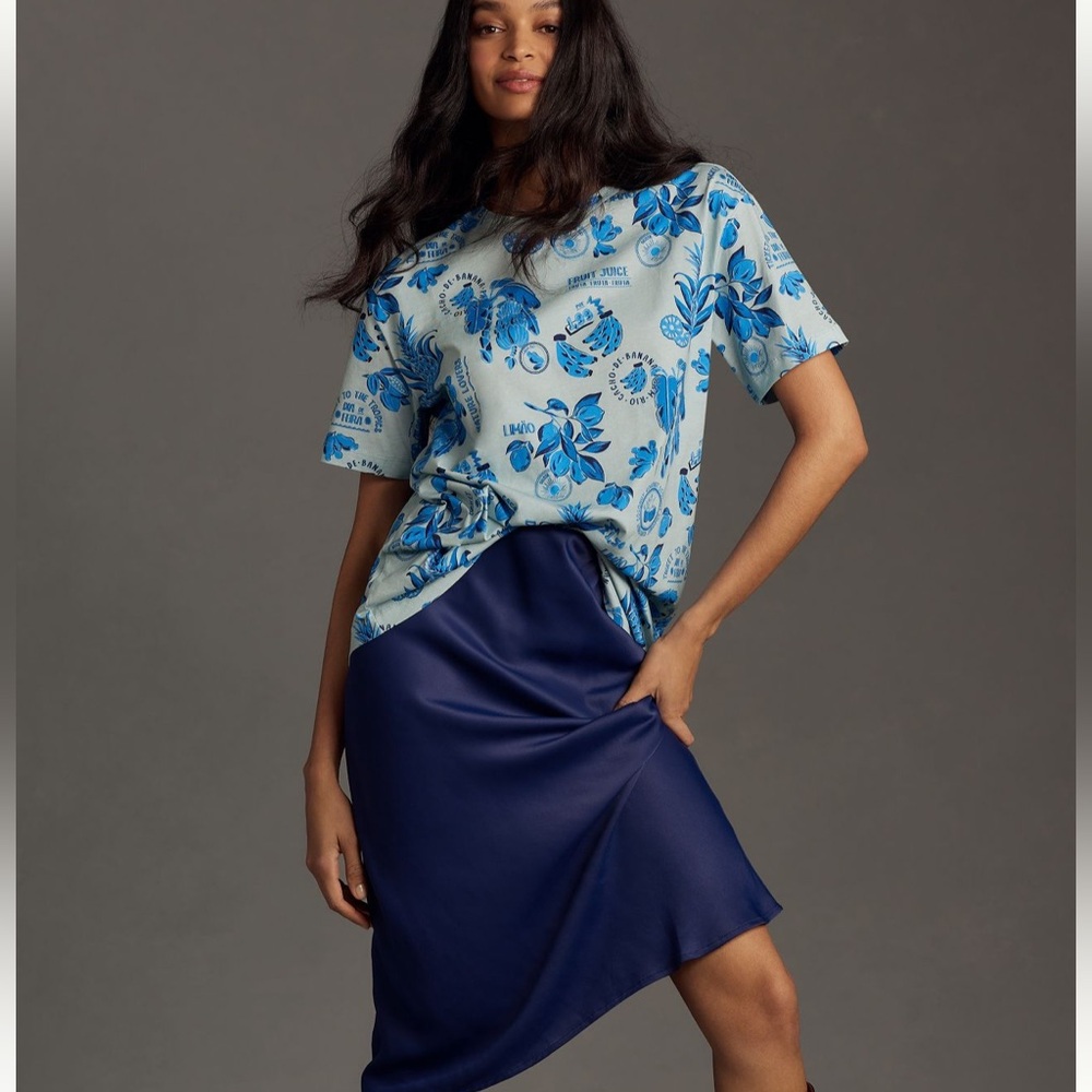 FARM Rio Blue Printed Fruit Tee - Picture 3 of 4
